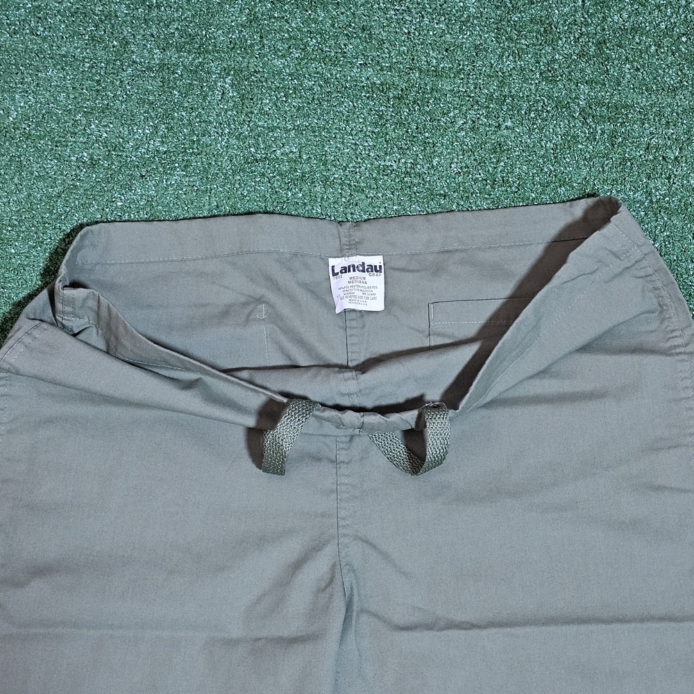 Olive Green Scrub Pants - Picture 2 of 9